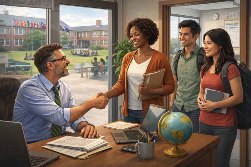 Teachers accepting school offers because of well-established culture.